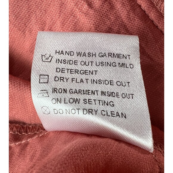 Strut & Bolt Women's Side Panels Top Dusty Rose Rayon Nylon Size S - Picture 6 of 10